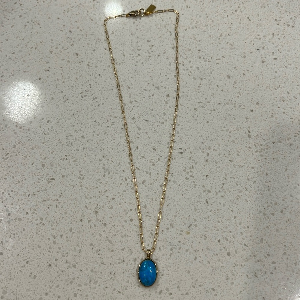 Electric Picks Gold Azure Necklace